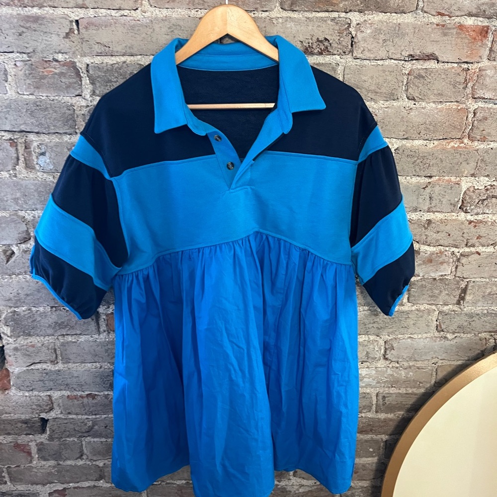 Blue and Navy Polo Shirt